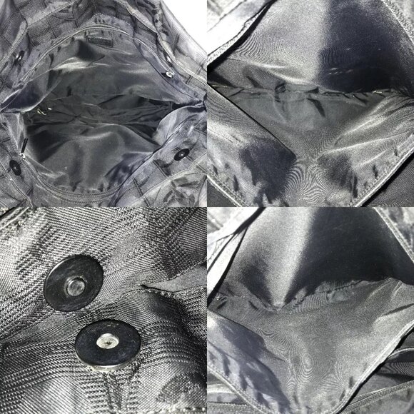 471175AJ (V2) Chanel Tote Bag Travel Line Black Nylon - Picture 11 of 13